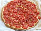 Tarte fine aux tomates et moutarde