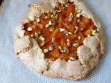 Tarte rustic abricots pistaches