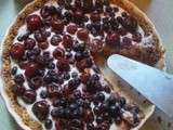 Tarte crue aux fruits rouges