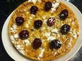 Tarte Crumble cerises/ amande