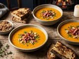 Découvrez la recette réconfortante du potage Brighton au lard fumé, une soupe qui réchauffe l’âme