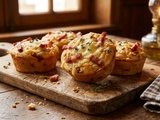 Délicieux mini-cakes aux lardons et fromage : la recette gourmande à tester absolument