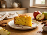 Gâteau pommes safran : facile et raffinée