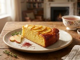 Gâteau pommes-safran : l’élégance sucrée qui sublime vos pauses gourmandes