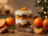 Tiramisu de Noël clémentine pain d’épices : dessert raffiné
