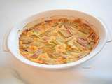 Clafoutis de rhubarbe au whisky