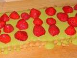 Tarte pistache/fraise