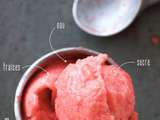 Sorbet à la fraise