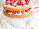 Naked cake aux framboises