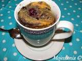 Mug Cake au myrtilles {ig Bas}