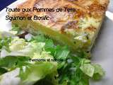 Tourte Pommes de terre - saumon - basilic