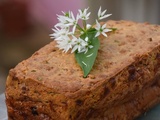 Cake salé a l'ail des ours & au fromage bleu du Vercors /Mozzarella