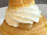 Choux chantilly caramel au beurre salé