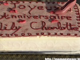 Entremets framboise/chocolat blanc