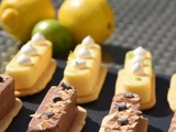 Entremets individuels citron & chocolat