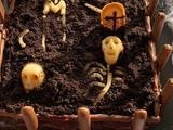 Gâteau cimetière pour Halloween