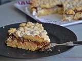 Gâteau émietté avec Nutella et ricotta à l'intérieur