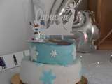 Gateau reine des neiges