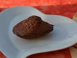 Madeleines à la fève Tonka et chocolat