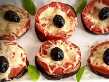 Mini-pizza d’aubergine