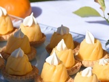 Mini tartelettes mandarine Curd