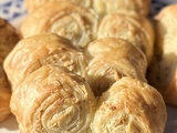 Palmiers feuilletés au boursin/tartare
