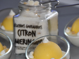 Panna cotta version citron et sucre meringuée