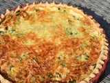 Quiche aux blettes, champignons et lardons