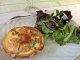 Quiche saumon & petits pois