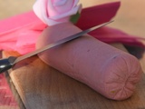 Saucisson rose pour octobre rose