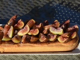 Tarte amandine aux figues crues complètement irrésistible