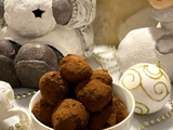 Truffes chocolat et creme de marrons