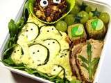 Bento Tarte Courgette et Crème de Poivron