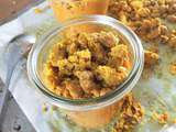 Crumble de patates douces au curcuma