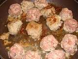 Boulettes d’agneau a la coriandre