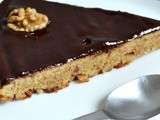 Gateau aux noix nappage chocolat