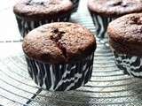 Muffins chocolat banane (sans beurre)