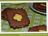 Biscuits chocolatés fourrés au citron