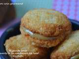 Biscuits coco fourrés ou non