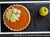 Charlotte à la vanille et pomme-caramel