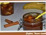 Confiture  Banane-cannelle 