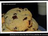 Cookies à la noix de coco et aux pépites de chocolat