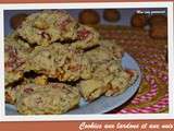 Cookies aux lardons et aux noix