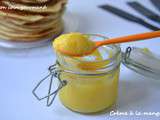 Crème ou curd à la mangue