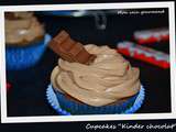 Cupcakes  Kinder chocolat 