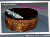 Entremet  Poire-chocolat  version cap