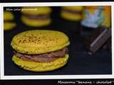 Macarons  banane-chocolat 