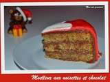 Moelleux aux noisettes et chocolat