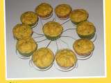 Muffins au curry et petits pois