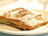 Jalousies feuilletées, pommes abricots caramélisés